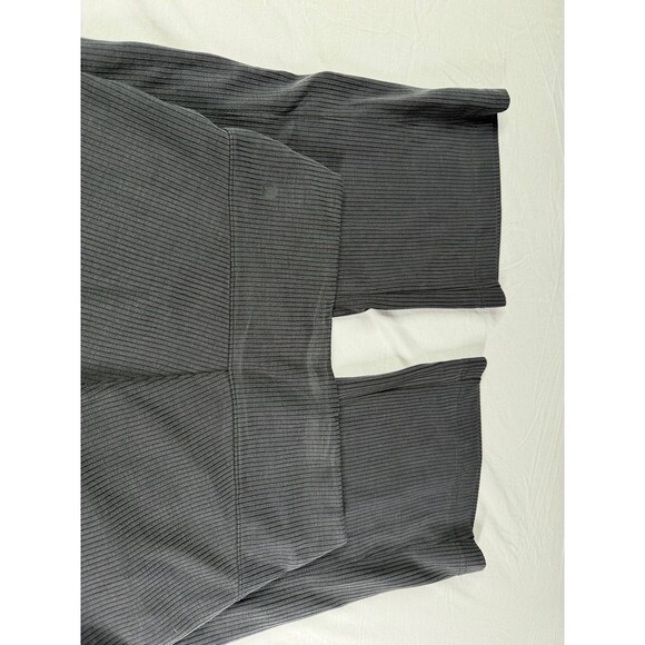 NWOT Lululemon Brushed Softstreme Ribbed Zip Flared Pant - Picture 3 of 6